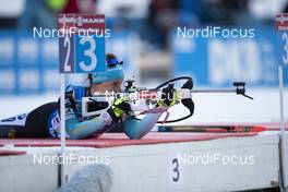 08.12.2018, Pokljuka, Slovenia (SLO): Anais Chevalier (FRA) - IBU world cup biathlon, sprint women, Pokljuka (SLO). www.nordicfocus.com. © Manzoni/NordicFocus. Every downloaded picture is fee-liable.