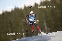 08.12.2018, Pokljuka, Slovenia (SLO): Ingrid Landmark Tandrevold (NOR) - IBU world cup biathlon, sprint women, Pokljuka (SLO). www.nordicfocus.com. © Manzoni/NordicFocus. Every downloaded picture is fee-liable.