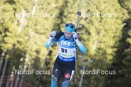 08.12.2018, Pokljuka, Slovenia (SLO): Anais Bescond (FRA) - IBU world cup biathlon, sprint women, Pokljuka (SLO). www.nordicfocus.com. © Manzoni/NordicFocus. Every downloaded picture is fee-liable.