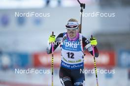 08.12.2018, Pokljuka, Slovenia (SLO): Eva Puskarcikova (CZE) - IBU world cup biathlon, sprint women, Pokljuka (SLO). www.nordicfocus.com. © Manzoni/NordicFocus. Every downloaded picture is fee-liable.
