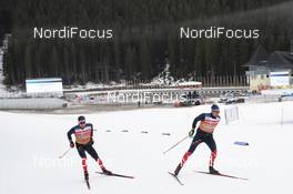 07.12.2018, Pokljuka, Slovenia (SLO): Rossignol technicians test the skis for the athletes -  IBU world cup biathlon, training, Pokljuka (SLO). www.nordicfocus.com. © Manzoni/NordicFocus. Every downloaded picture is fee-liable.