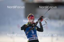 15.12.2018, Hochfilzen, Austria (AUT): Benedikt Doll (GER) - IBU world cup biathlon, pursuit men, Hochfilzen (AUT). www.nordicfocus.com. © Manzoni/NordicFocus. Every downloaded picture is fee-liable.