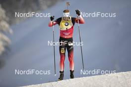 15.12.2018, Hochfilzen, Austria (AUT): Johannes Thingnes Boe (NOR) - IBU world cup biathlon, pursuit men, Hochfilzen (AUT). www.nordicfocus.com. © Manzoni/NordicFocus. Every downloaded picture is fee-liable.