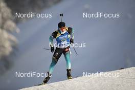 15.12.2018, Hochfilzen, Austria (AUT): Aristide Begue (FRA) - IBU world cup biathlon, pursuit men, Hochfilzen (AUT). www.nordicfocus.com. © Manzoni/NordicFocus. Every downloaded picture is fee-liable.