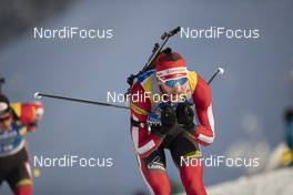 15.12.2018, Hochfilzen, Austria (AUT): Simon Eder (AUT) - IBU world cup biathlon, pursuit men, Hochfilzen (AUT). www.nordicfocus.com. © Manzoni/NordicFocus. Every downloaded picture is fee-liable.