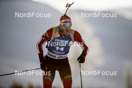 15.12.2018, Hochfilzen, Austria (AUT): Simon Eder (AUT) - IBU world cup biathlon, pursuit men, Hochfilzen (AUT). www.nordicfocus.com. © Manzoni/NordicFocus. Every downloaded picture is fee-liable.