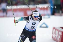 15.12.2018, Hochfilzen, Austria (AUT): Justine Braisaz (FRA) - IBU world cup biathlon, pursuit women, Hochfilzen (AUT). www.nordicfocus.com. © Manzoni/NordicFocus. Every downloaded picture is fee-liable.