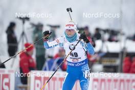 15.12.2018, Hochfilzen, Austria (AUT): Mari Eder (FIN) - IBU world cup biathlon, pursuit women, Hochfilzen (AUT). www.nordicfocus.com. © Manzoni/NordicFocus. Every downloaded picture is fee-liable.