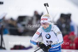 15.12.2018, Hochfilzen, Austria (AUT): Mari Eder (FIN) - IBU world cup biathlon, pursuit women, Hochfilzen (AUT). www.nordicfocus.com. © Manzoni/NordicFocus. Every downloaded picture is fee-liable.