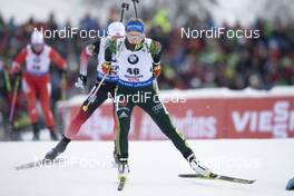 15.12.2018, Hochfilzen, Austria (AUT): Anna Weidel (GER) - IBU world cup biathlon, pursuit women, Hochfilzen (AUT). www.nordicfocus.com. © Manzoni/NordicFocus. Every downloaded picture is fee-liable.