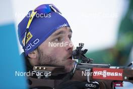 16.12.2018, Hochfilzen, Austria (AUT): Jeremy Finello (SUI) - IBU world cup biathlon, relay men, Hochfilzen (AUT). www.nordicfocus.com. © Manzoni/NordicFocus. Every downloaded picture is fee-liable.