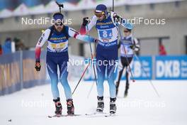 16.12.2018, Hochfilzen, Austria (AUT): Mario Dolder (SUI), Eligius Tambornino (SUI), (l-r) - IBU world cup biathlon, relay men, Hochfilzen (AUT). www.nordicfocus.com. © Manzoni/NordicFocus. Every downloaded picture is fee-liable.