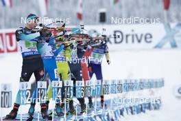 16.12.2018, Hochfilzen, Austria (AUT): Emilien Jacquelin (FRA) - IBU world cup biathlon, relay men, Hochfilzen (AUT). www.nordicfocus.com. © Manzoni/NordicFocus. Every downloaded picture is fee-liable.