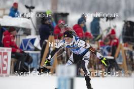 16.12.2018, Hochfilzen, Austria (AUT): Tom Lahaye-Goffart (BEL) - IBU world cup biathlon, relay men, Hochfilzen (AUT). www.nordicfocus.com. © Manzoni/NordicFocus. Every downloaded picture is fee-liable.