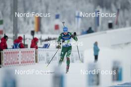 16.12.2018, Hochfilzen, Austria (AUT): Lukas Hofer (ITA) - IBU world cup biathlon, relay men, Hochfilzen (AUT). www.nordicfocus.com. © Manzoni/NordicFocus. Every downloaded picture is fee-liable.