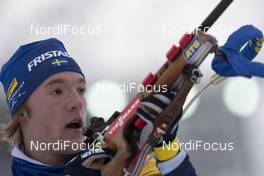16.12.2018, Hochfilzen, Austria (AUT): Sebastian Samuelsson (SWE) - IBU world cup biathlon, relay men, Hochfilzen (AUT). www.nordicfocus.com. © Manzoni/NordicFocus. Every downloaded picture is fee-liable.
