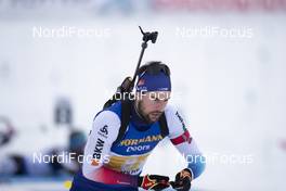 16.12.2018, Hochfilzen, Austria (AUT): Mario Dolder (SUI) - IBU world cup biathlon, relay men, Hochfilzen (AUT). www.nordicfocus.com. © Manzoni/NordicFocus. Every downloaded picture is fee-liable.