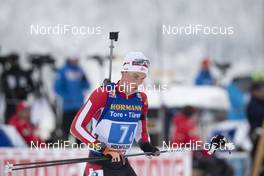 16.12.2018, Hochfilzen, Austria (AUT): Julian Eberhard (AUT) - IBU world cup biathlon, relay men, Hochfilzen (AUT). www.nordicfocus.com. © Manzoni/NordicFocus. Every downloaded picture is fee-liable.