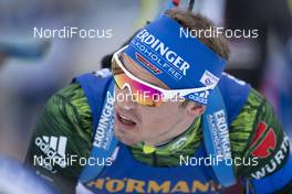 16.12.2018, Hochfilzen, Austria (AUT): Simon Schempp (GER) - IBU world cup biathlon, relay men, Hochfilzen (AUT). www.nordicfocus.com. © Manzoni/NordicFocus. Every downloaded picture is fee-liable.