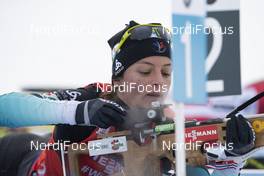 16.12.2018, Hochfilzen, Austria (AUT): Celia Aymonier (FRA) - IBU world cup biathlon, relay women, Hochfilzen (AUT). www.nordicfocus.com. © Manzoni/NordicFocus. Every downloaded picture is fee-liable.