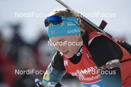 16.12.2018, Hochfilzen, Austria (AUT): Anais Bescond (FRA) - IBU world cup biathlon, relay women, Hochfilzen (AUT). www.nordicfocus.com. © Manzoni/NordicFocus. Every downloaded picture is fee-liable.