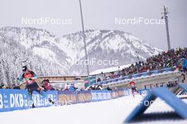16.12.2018, Hochfilzen, Austria (AUT): Julia Simon (FRA) - IBU world cup biathlon, relay women, Hochfilzen (AUT). www.nordicfocus.com. © Manzoni/NordicFocus. Every downloaded picture is fee-liable.