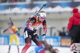 16.12.2018, Hochfilzen, Austria (AUT): Tiril Eckhoff (NOR) - IBU world cup biathlon, relay women, Hochfilzen (AUT). www.nordicfocus.com. © Manzoni/NordicFocus. Every downloaded picture is fee-liable.
