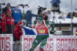 16.12.2018, Hochfilzen, Austria (AUT): Dorothea Wierer (ITA) - IBU world cup biathlon, relay women, Hochfilzen (AUT). www.nordicfocus.com. © Manzoni/NordicFocus. Every downloaded picture is fee-liable.