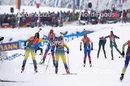 16.12.2018, Hochfilzen, Austria (AUT): Linn Persson (SWE), Mona Brorsson (SWE), (l-r) - IBU world cup biathlon, relay women, Hochfilzen (AUT). www.nordicfocus.com. © Manzoni/NordicFocus. Every downloaded picture is fee-liable.