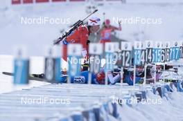 16.12.2018, Hochfilzen, Austria (AUT): Rosanna Crawford (CAN) - IBU world cup biathlon, relay women, Hochfilzen (AUT). www.nordicfocus.com. © Manzoni/NordicFocus. Every downloaded picture is fee-liable.