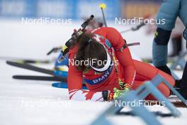 16.12.2018, Hochfilzen, Austria (AUT): Megan Bankes (CAN) - IBU world cup biathlon, relay women, Hochfilzen (AUT). www.nordicfocus.com. © Manzoni/NordicFocus. Every downloaded picture is fee-liable.