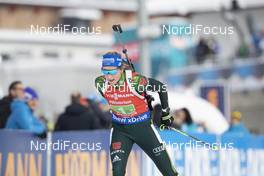 16.12.2018, Hochfilzen, Austria (AUT): Franziska Preuss (GER) - IBU world cup biathlon, relay women, Hochfilzen (AUT). www.nordicfocus.com. © Manzoni/NordicFocus. Every downloaded picture is fee-liable.