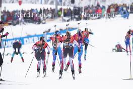 16.12.2018, Hochfilzen, Austria (AUT): Julia Schwaiger (AUT), Lisa Theresa Hauser (AUT), (l-r) - IBU world cup biathlon, relay women, Hochfilzen (AUT). www.nordicfocus.com. © Manzoni/NordicFocus. Every downloaded picture is fee-liable.