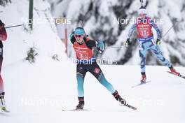 16.12.2018, Hochfilzen, Austria (AUT): Anais Chevalier (FRA) - IBU world cup biathlon, relay women, Hochfilzen (AUT). www.nordicfocus.com. © Manzoni/NordicFocus. Every downloaded picture is fee-liable.