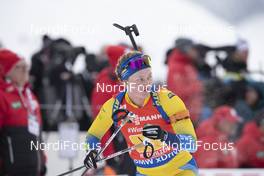 16.12.2018, Hochfilzen, Austria (AUT): Emma Nilsson (SWE) - IBU world cup biathlon, relay women, Hochfilzen (AUT). www.nordicfocus.com. © Manzoni/NordicFocus. Every downloaded picture is fee-liable.