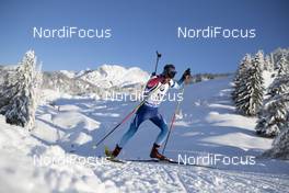 14.12.2018, Hochfilzen, Austria (AUT): Mario Dolder (SUI) - IBU world cup biathlon, sprint men, Hochfilzen (AUT). www.nordicfocus.com. © Manzoni/NordicFocus. Every downloaded picture is fee-liable.