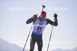 14.12.2018, Hochfilzen, Austria (AUT): Arnd Peiffer (GER) - IBU world cup biathlon, sprint men, Hochfilzen (AUT). www.nordicfocus.com. © Manzoni/NordicFocus. Every downloaded picture is fee-liable.