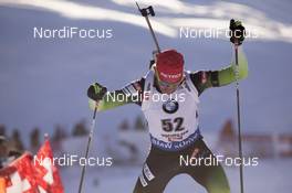 14.12.2018, Hochfilzen, Austria (AUT): Klemen Bauer (SLO) - IBU world cup biathlon, sprint men, Hochfilzen (AUT). www.nordicfocus.com. © Manzoni/NordicFocus. Every downloaded picture is fee-liable.
