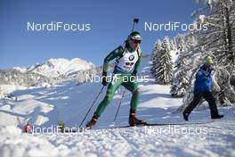 14.12.2018, Hochfilzen, Austria (AUT): Dominik Windisch (ITA) - IBU world cup biathlon, sprint men, Hochfilzen (AUT). www.nordicfocus.com. © Manzoni/NordicFocus. Every downloaded picture is fee-liable.