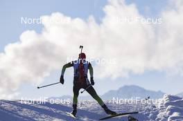 14.12.2018, Hochfilzen, Austria (AUT): Jakov Fak (SLO) - IBU world cup biathlon, sprint men, Hochfilzen (AUT). www.nordicfocus.com. © Manzoni/NordicFocus. Every downloaded picture is fee-liable.