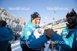 14.12.2018, Hochfilzen, Austria (AUT): Antonin Guigonnat (FRA) - IBU world cup biathlon, sprint men, Hochfilzen (AUT). www.nordicfocus.com. © Manzoni/NordicFocus. Every downloaded picture is fee-liable.