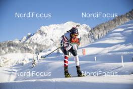 14.12.2018, Hochfilzen, Austria (AUT): Leif Nordgren (USA) - IBU world cup biathlon, sprint men, Hochfilzen (AUT). www.nordicfocus.com. © Manzoni/NordicFocus. Every downloaded picture is fee-liable.