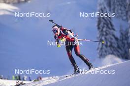 13.12.2018, Hochfilzen, Austria (AUT): Marketa Davidova (CZE) - IBU world cup biathlon, sprint women, Hochfilzen (AUT). www.nordicfocus.com. © Manzoni/NordicFocus. Every downloaded picture is fee-liable.