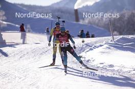 13.12.2018, Hochfilzen, Austria (AUT): Celia Aymonier (FRA) - IBU world cup biathlon, sprint women, Hochfilzen (AUT). www.nordicfocus.com. © Manzoni/NordicFocus. Every downloaded picture is fee-liable.