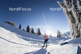 13.12.2018, Hochfilzen, Austria (AUT): Anais Chevalier (FRA) - IBU world cup biathlon, sprint women, Hochfilzen (AUT). www.nordicfocus.com. © Manzoni/NordicFocus. Every downloaded picture is fee-liable.