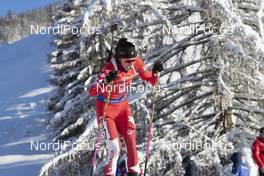 13.12.2018, Hochfilzen, Austria (AUT): Rosanna Crawford (CAN) - IBU world cup biathlon, sprint women, Hochfilzen (AUT). www.nordicfocus.com. © Manzoni/NordicFocus. Every downloaded picture is fee-liable.