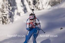 13.12.2018, Hochfilzen, Austria (AUT): Venla Lehtonen (FIN) - IBU world cup biathlon, sprint women, Hochfilzen (AUT). www.nordicfocus.com. © Manzoni/NordicFocus. Every downloaded picture is fee-liable.