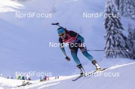 13.12.2018, Hochfilzen, Austria (AUT): Celia Aymonier (FRA) - IBU world cup biathlon, sprint women, Hochfilzen (AUT). www.nordicfocus.com. © Manzoni/NordicFocus. Every downloaded picture is fee-liable.