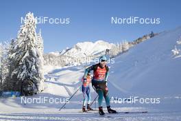 13.12.2018, Hochfilzen, Austria (AUT): Anais Bescond (FRA) - IBU world cup biathlon, sprint women, Hochfilzen (AUT). www.nordicfocus.com. © Manzoni/NordicFocus. Every downloaded picture is fee-liable.