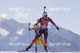 13.12.2018, Hochfilzen, Austria (AUT): Marte Olsbu Roeiseland (NOR) - IBU world cup biathlon, sprint women, Hochfilzen (AUT). www.nordicfocus.com. © Manzoni/NordicFocus. Every downloaded picture is fee-liable.